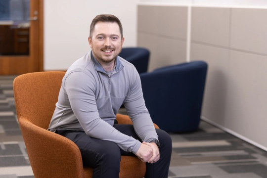 portrait of a smiling person in business attire